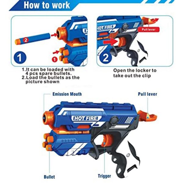 Blaze storm hot fire dart gun toy