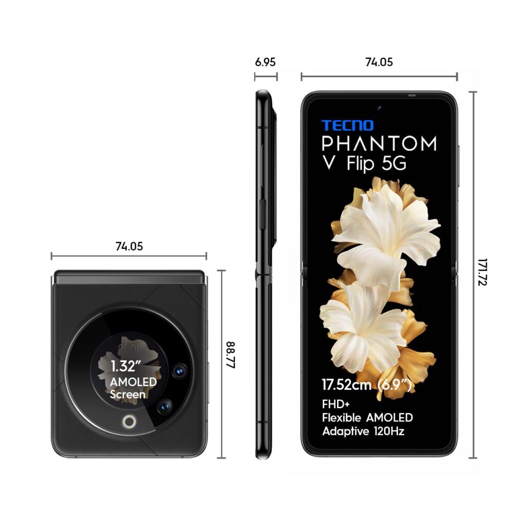Best Flip Phones in India: Top Foldable and Classic Flip Mobiles Reviewed 5 TECNO Phantom V Flip
