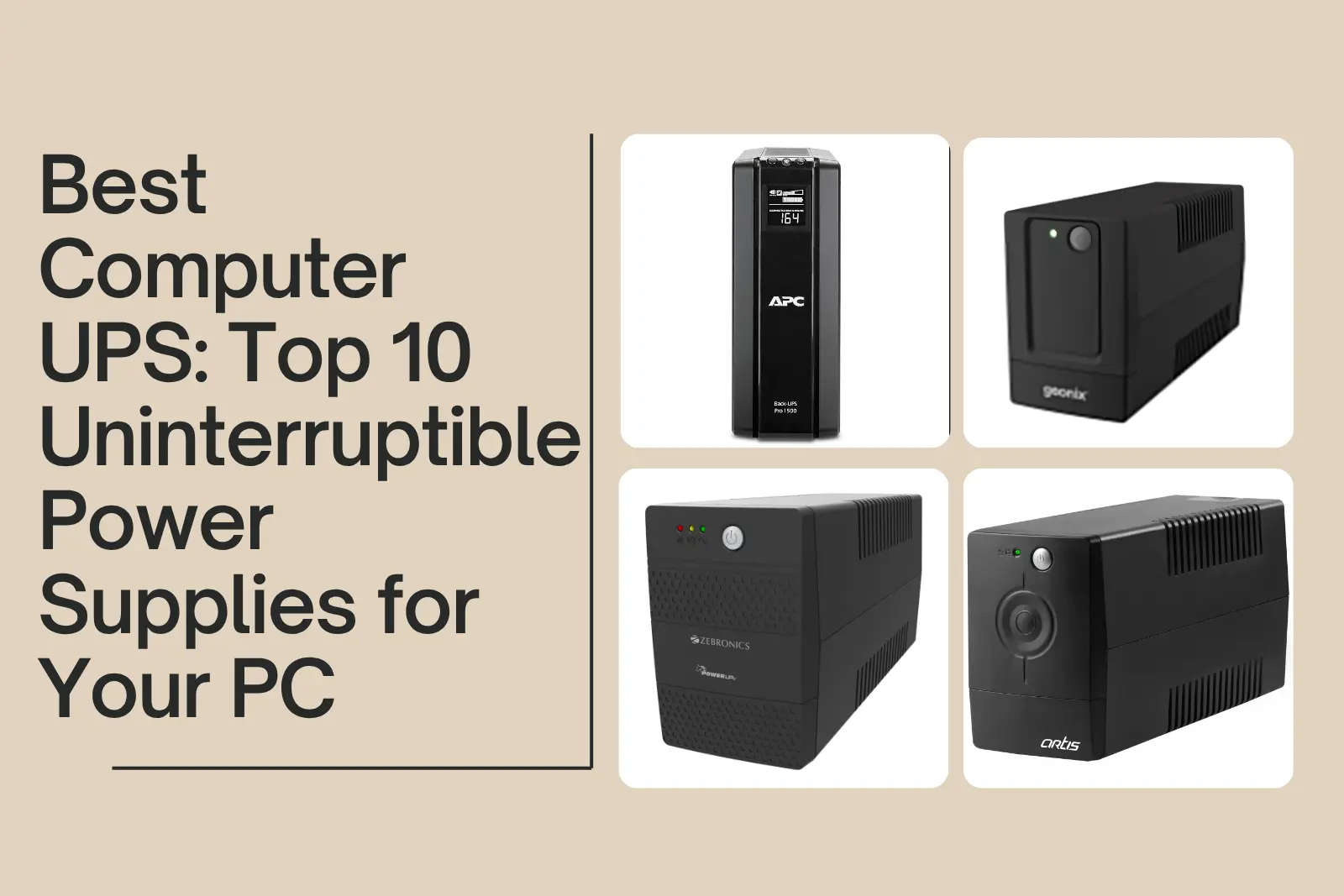 Best Computer UPS